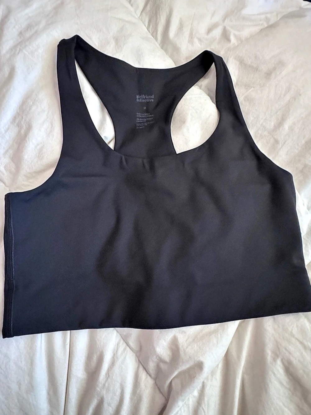 Girlfriend Collective Paloma Racerback Bra Black